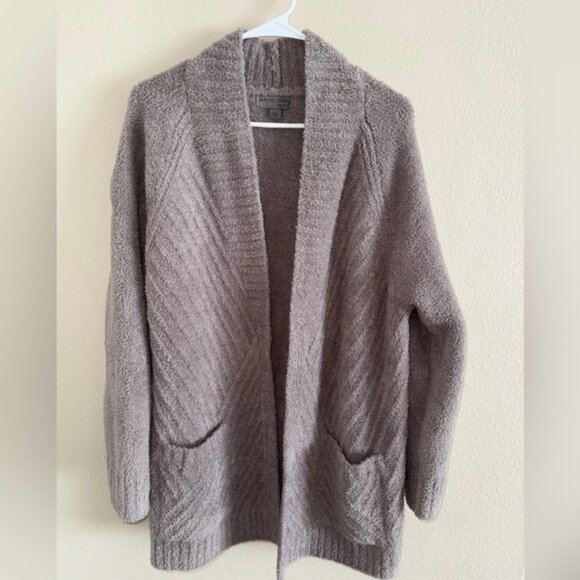 New Barefoot Dreams Cozy Chic Textured Cardigan with Pockets size Large - Picture 1 of 3